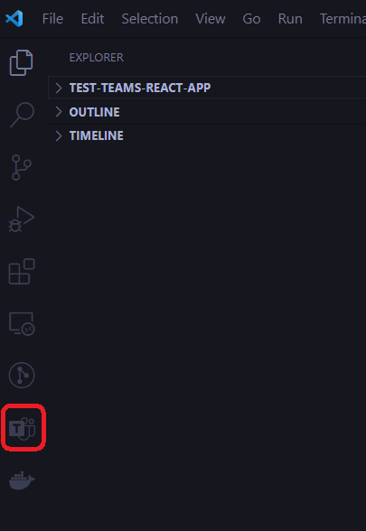Teams toolkit extension location after the installation